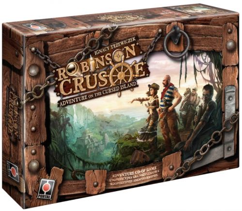 Okładka gry: Robinson Crusoe: Przygoda na Przekletej Wyspie