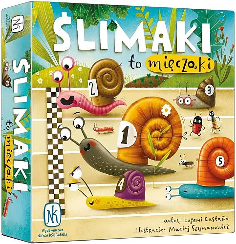 Okładka gry: Ślimaki to mięczaki