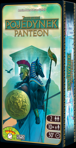 Okładka gry: 7 Cudów Świata: Pojedynek - Panteon