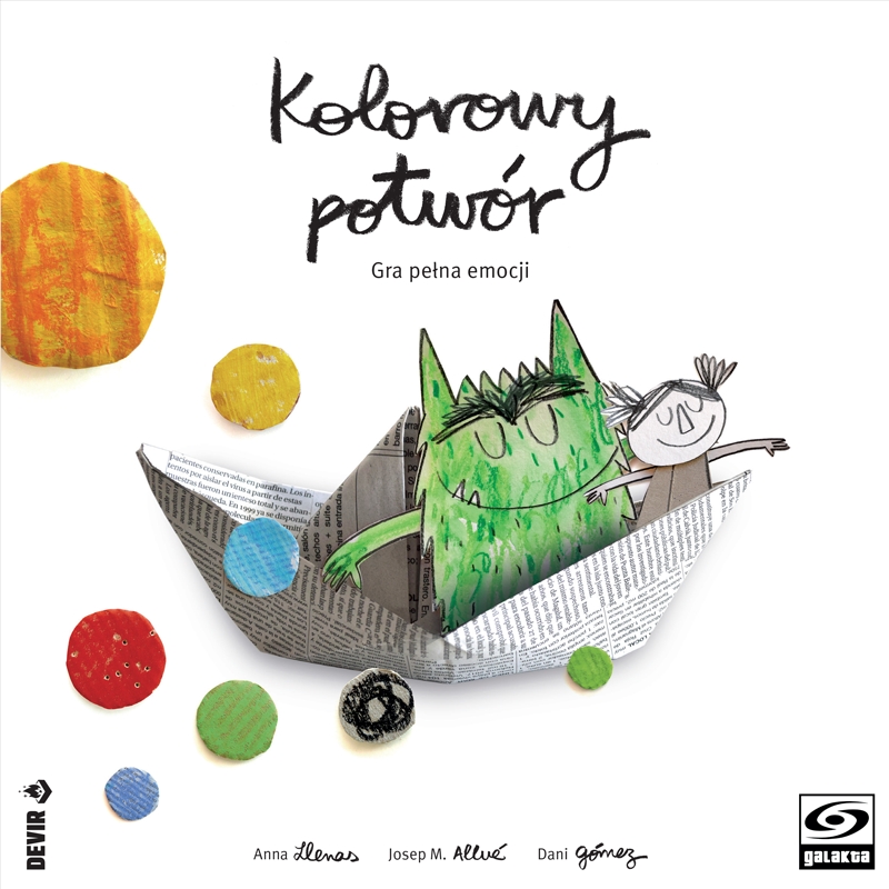 Okładka gry: Kolorowy Potwór