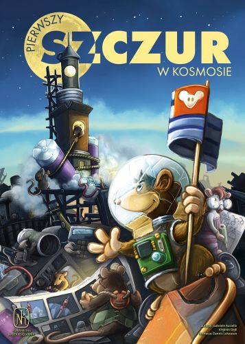 Okładka gry: Pierwszy szczur w kosmosie