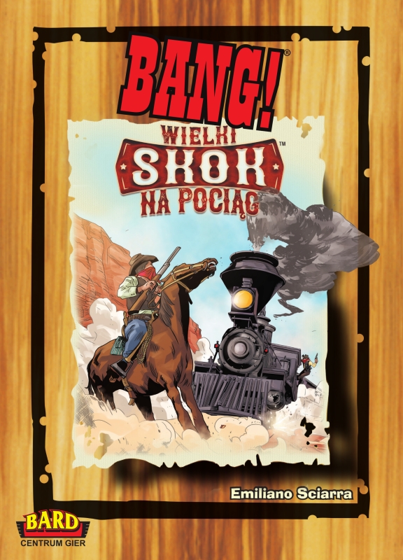 Okładka gry: Bang! Wielki Skok na Pociąg