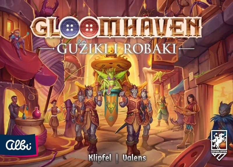 Okładka gry: Gloomhaven: Guziki i robaki