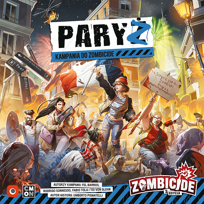 Okładka gry: Zombicide (2. edycja): ParyŻ