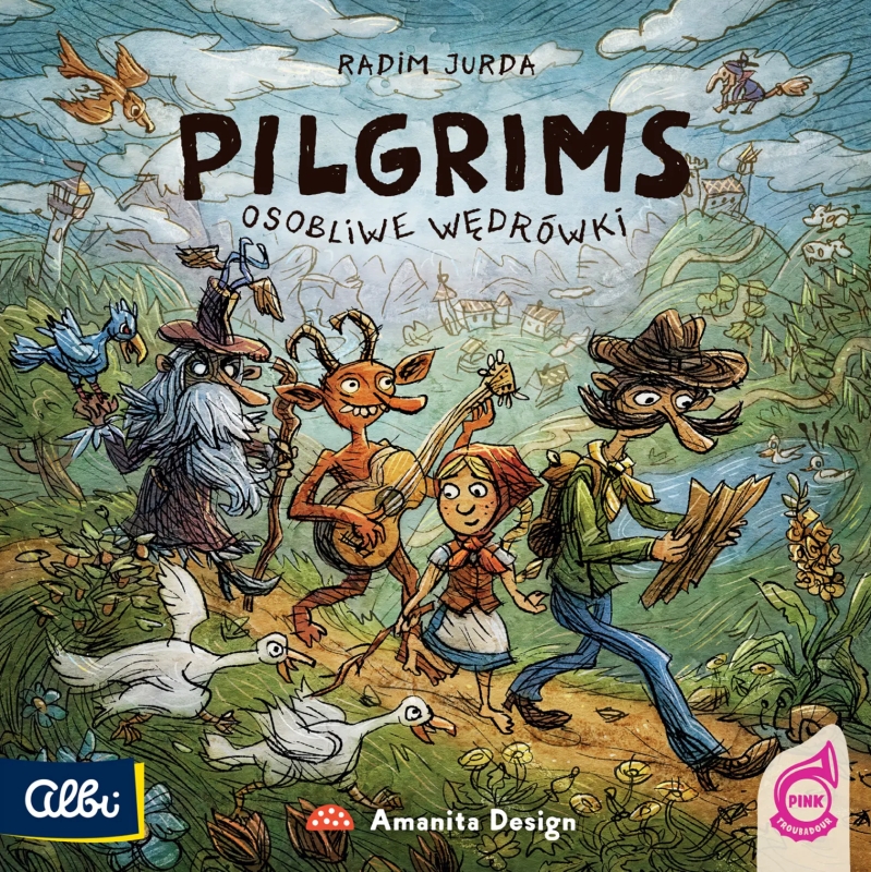 Okładka gry: Pilgrims: Osobliwe wędrówki