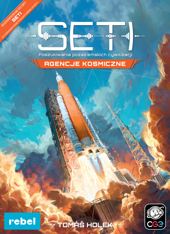 Okładka gry: SETI: Poszukiwania pozaziemskich cywilizacji - Agencje kosmiczne