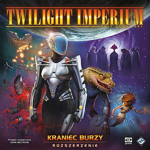 Okładka gry: Twilight Imperium: Świt Nowej Ery - Kraniec Burzy
