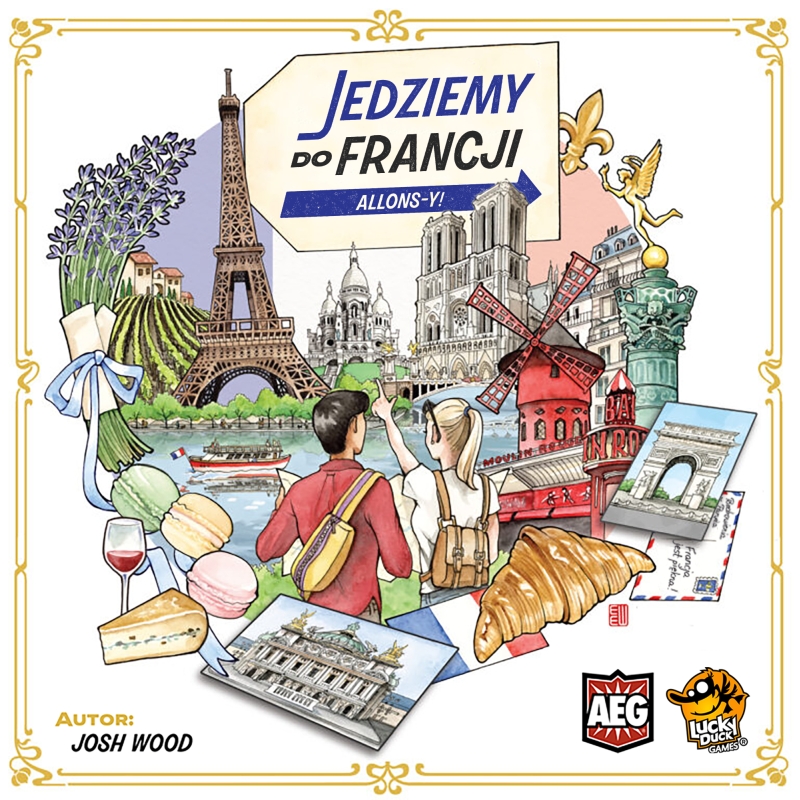 Okładka gry: Jedziemy do Francji