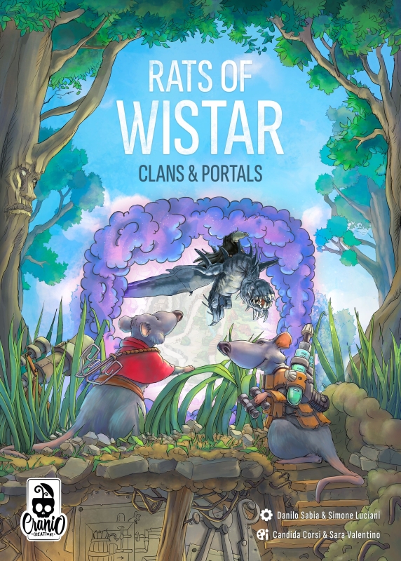 Okładka gry: Szczury z Wistar: Clans & Portals