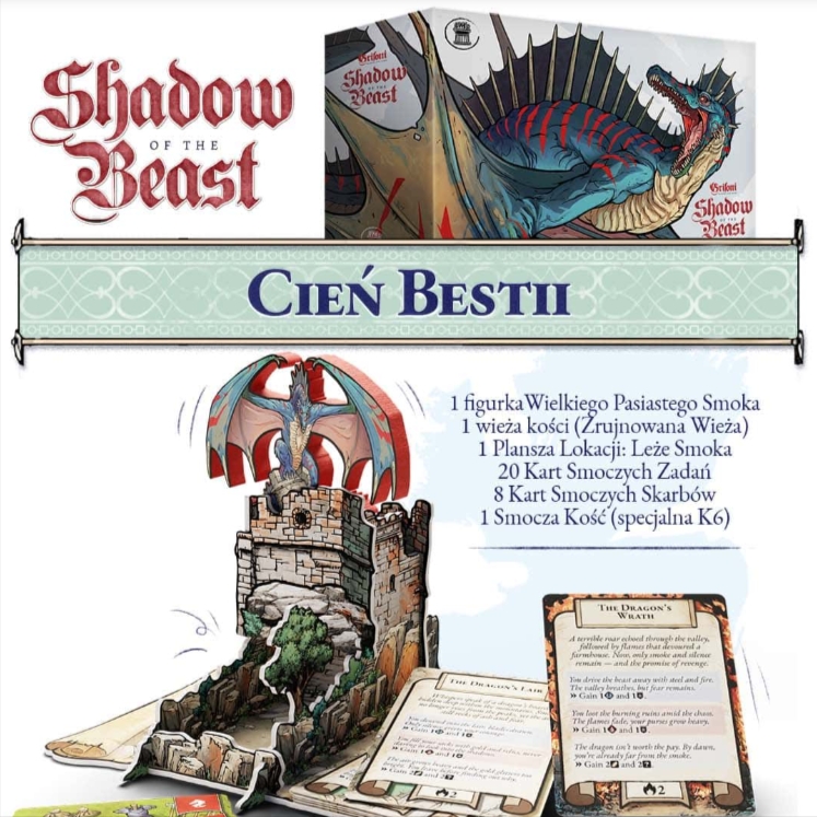 Okładka gry: Grifoni: Ostrza do wynajęcia - Cień bestii