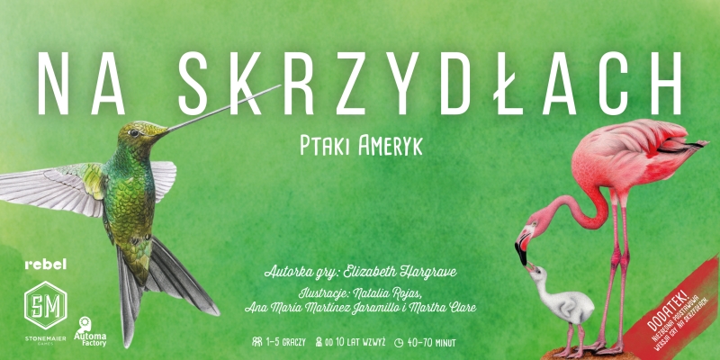 Okładka gry: Na skrzydłach: Ptaki Ameryk