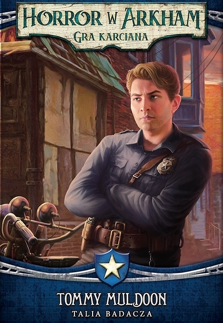 Okładka gry: Horror w Arkham LCG: Talia Badacza - Tommy Muldoon