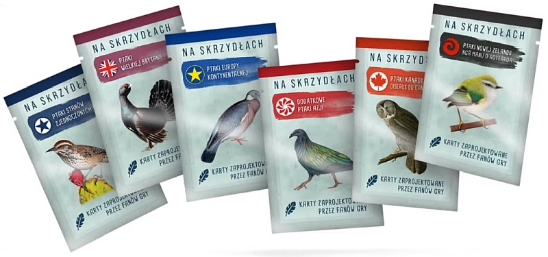 Okładka gry: Na skrzydłach: Karty fanów