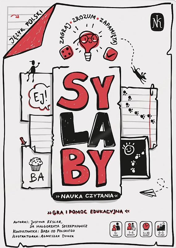 Okładka gry: SY-LA-BY. Nauka czytania